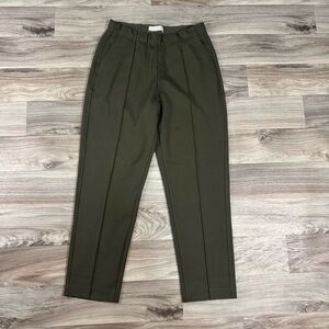 Everlane Dream Pants in Olive Green Kalamata Drawstring Waist Size Medium